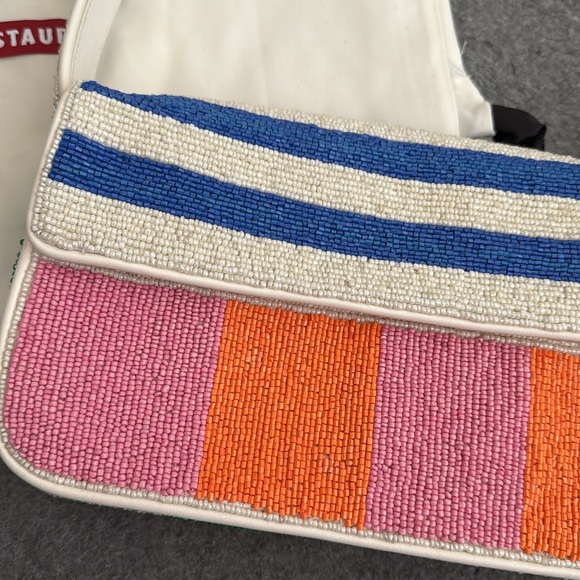 Staud Tommy Multicolor Striped Women's Bag - Picture 2 of 5